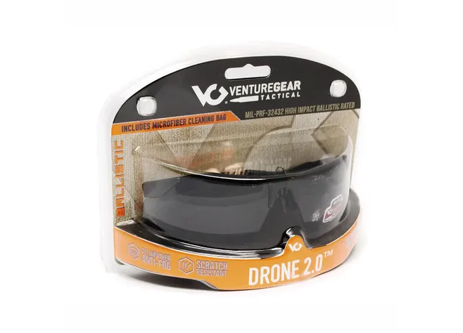 Окуляри Venture Gear Tactical Drone 2.0 Black (gray) Anti-Fog, сірі в чорній оправі VG-DRON
BK-GR1 Фото 6